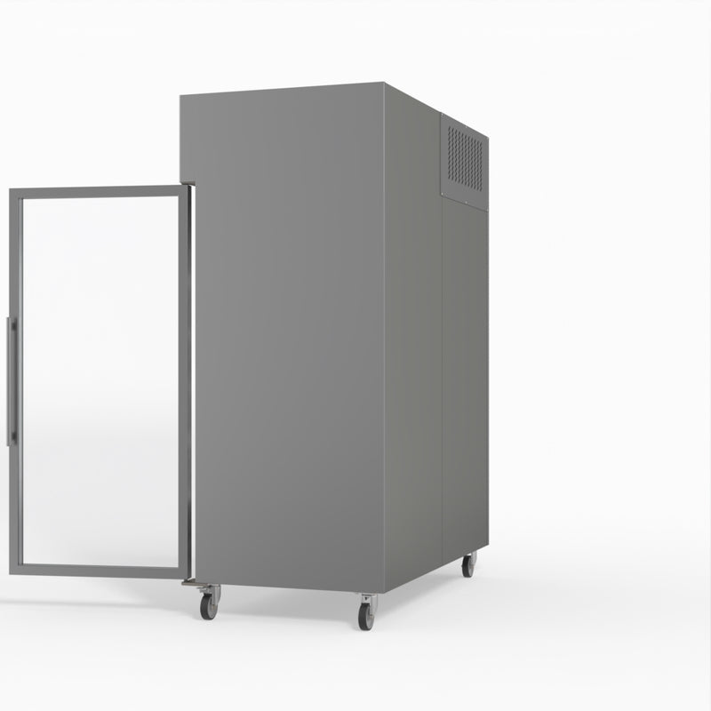 AG 1300 Litre Upright Double Glass Door Display Fridge