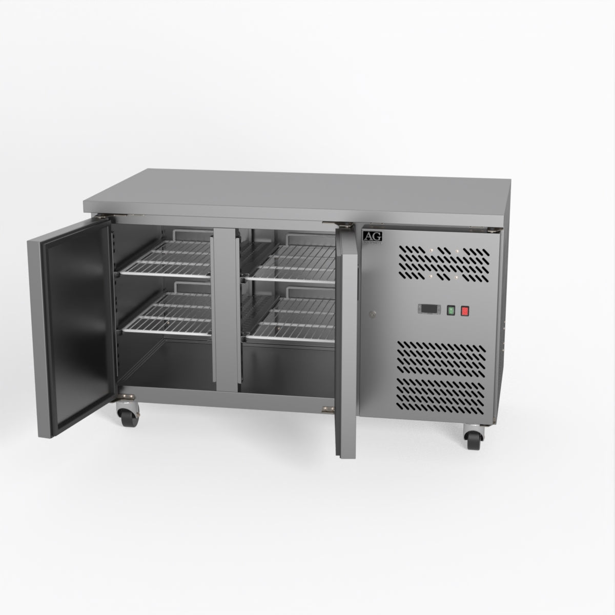 AG Two Door Commercial Worktop / Under Bench Freezer 700mm Depth