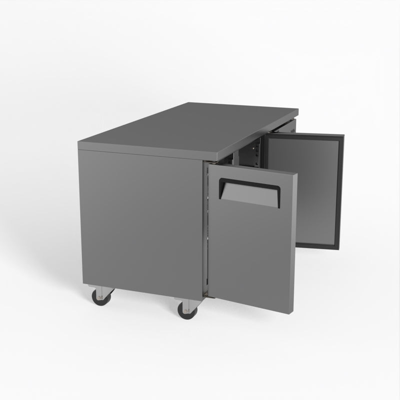 AG Two Door Commercial Worktop / Under Bench Freezer 700mm Depth