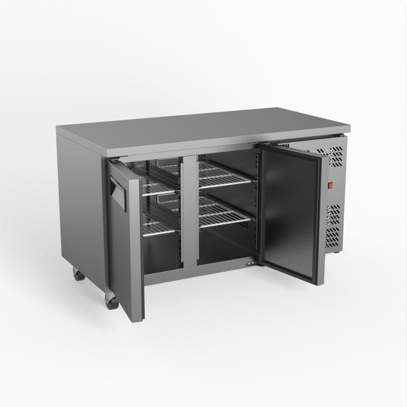 AG Two Door Commercial Worktop / Under Bench Freezer 700mm Depth