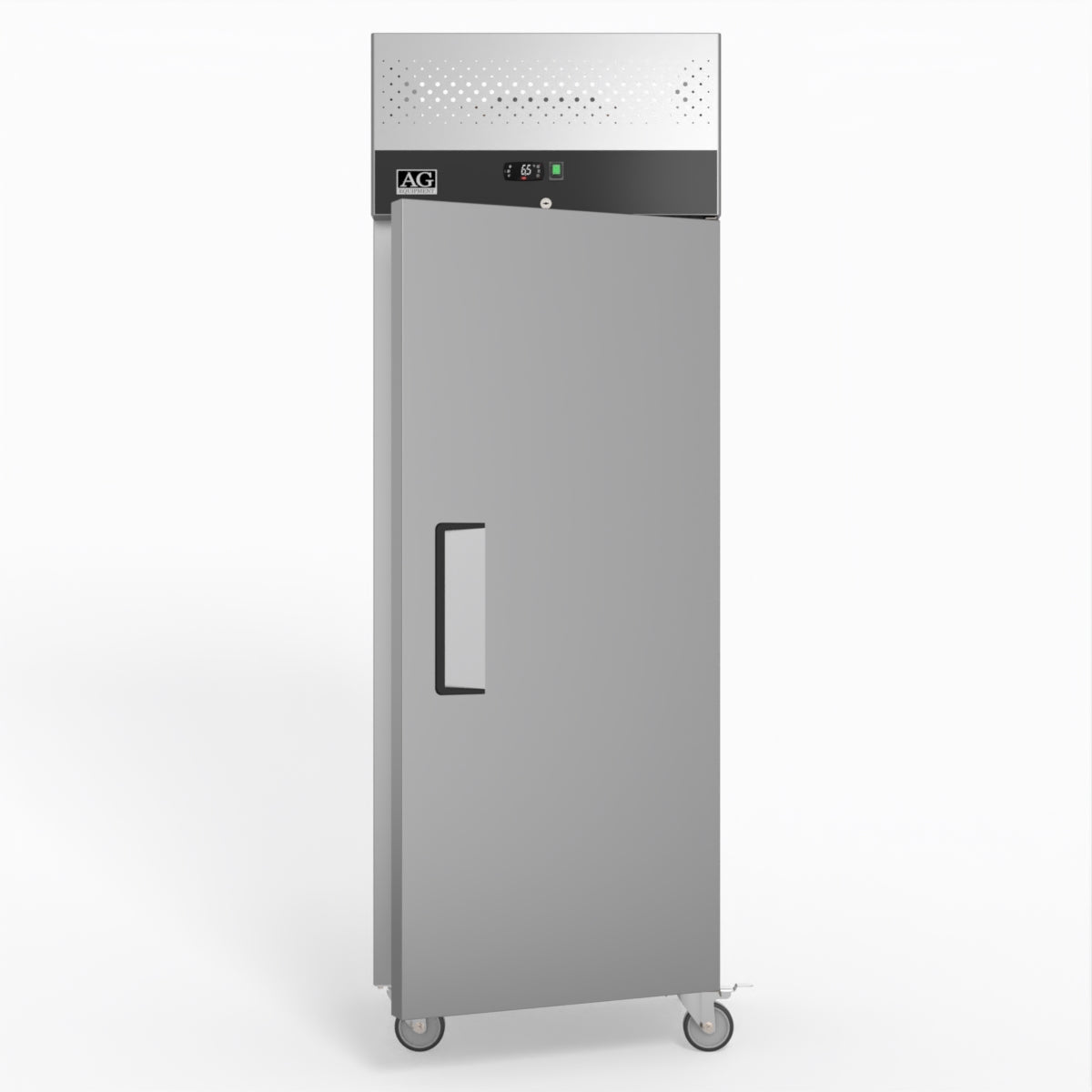 AG 429 Litre Upright Single Door Stainless Steel Door Fridge