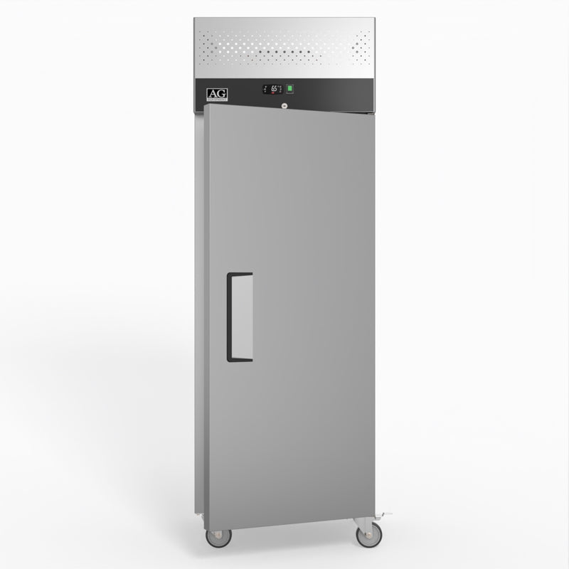 AG 429 Litre Upright Single Door Stainless Steel Door Fridge