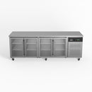 AG 4 Glass Door Commercial Worktop / Under Bench Fridge