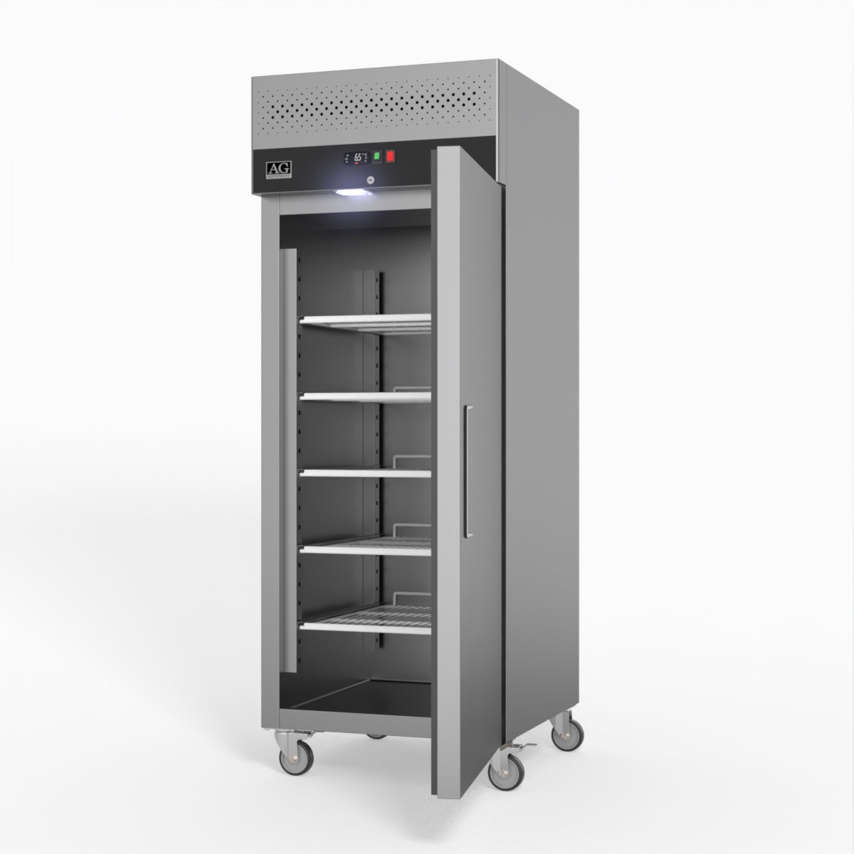 AG 650 Litre Upright Stainless Steel Door Freezer