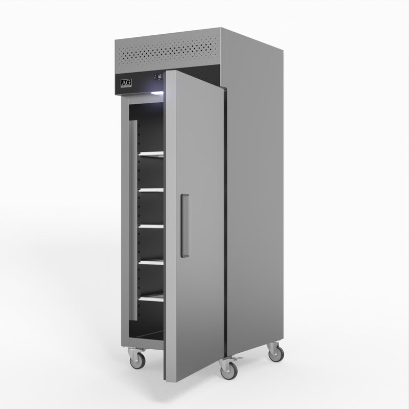 AG 650 Litre Upright Stainless Steel Door Freezer