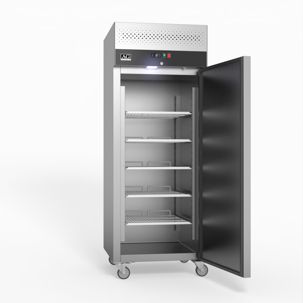 AG 650 Litre Upright Stainless Steel Door Freezer