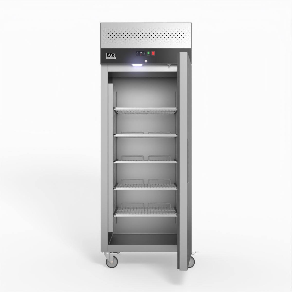 AG 650 Litre Upright Stainless Steel Door Freezer