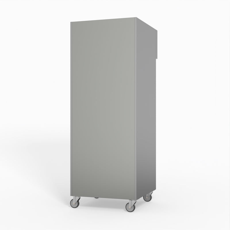 AG 650 Litre Upright Stainless Steel Glass Door Fridge