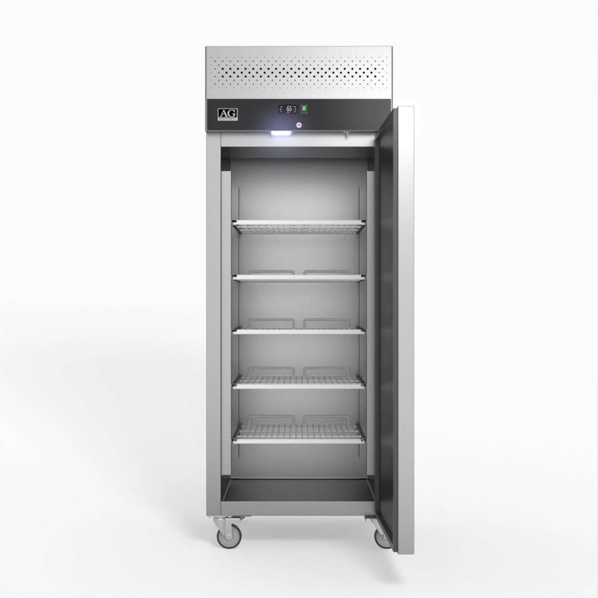 AG 650 Litre Upright Stainless Steel Door Fridge