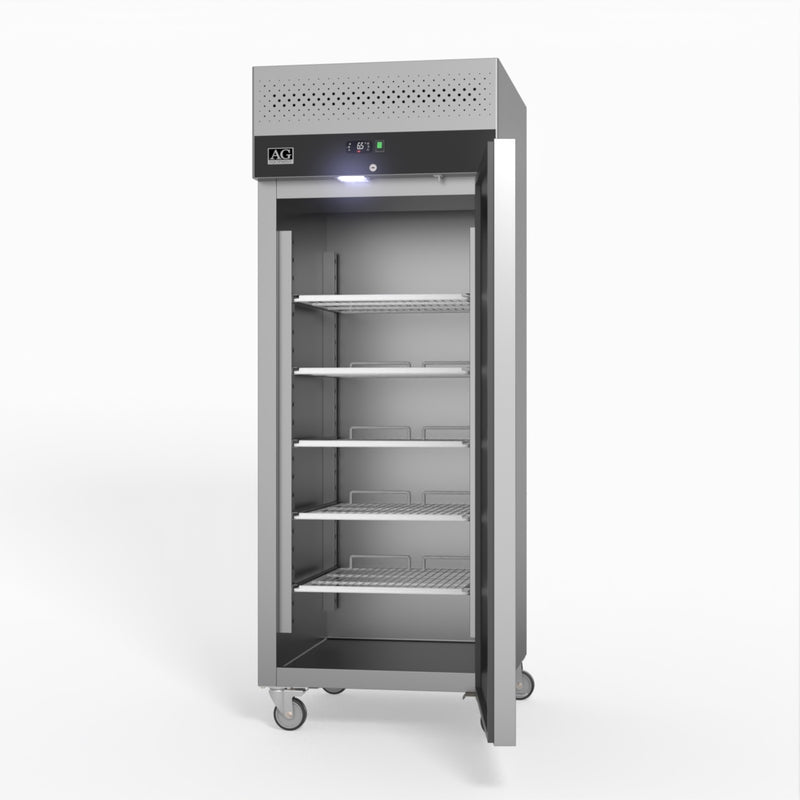 AG 650 Litre Upright Stainless Steel Door Fridge