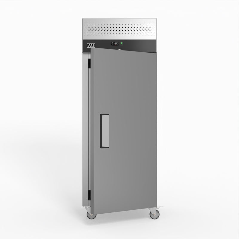 AG 650 Litre Upright Stainless Steel Door Fridge