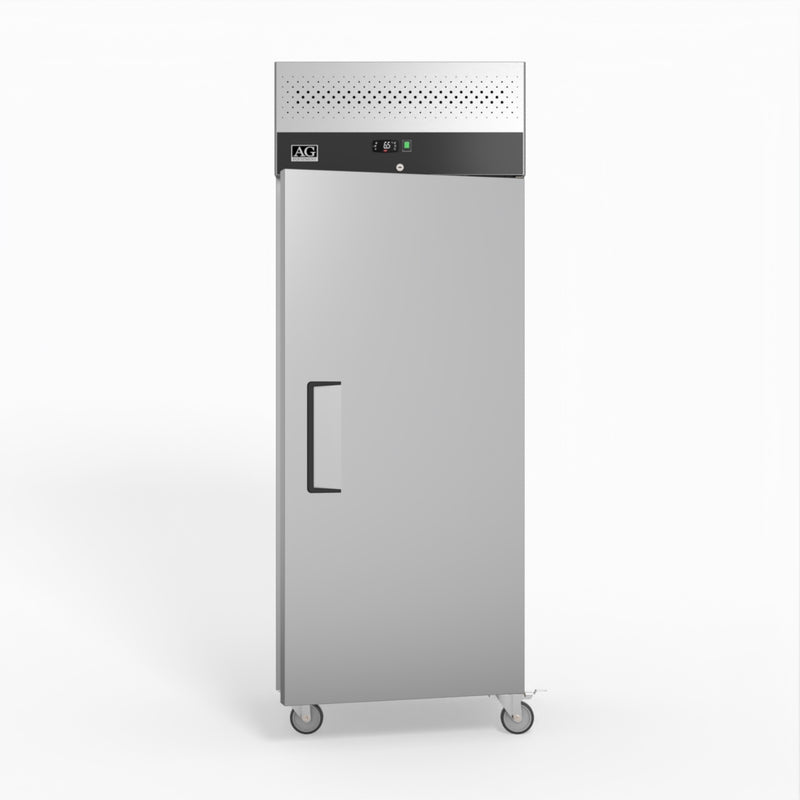 AG 650 Litre Upright Stainless Steel Door Fridge