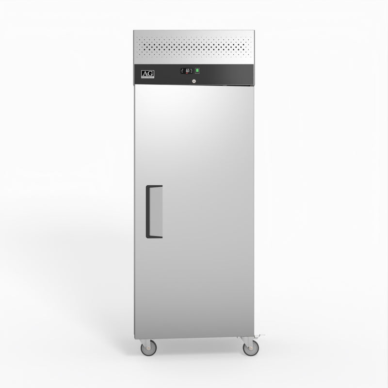 AG 650 Litre Upright Stainless Steel Door Fridge