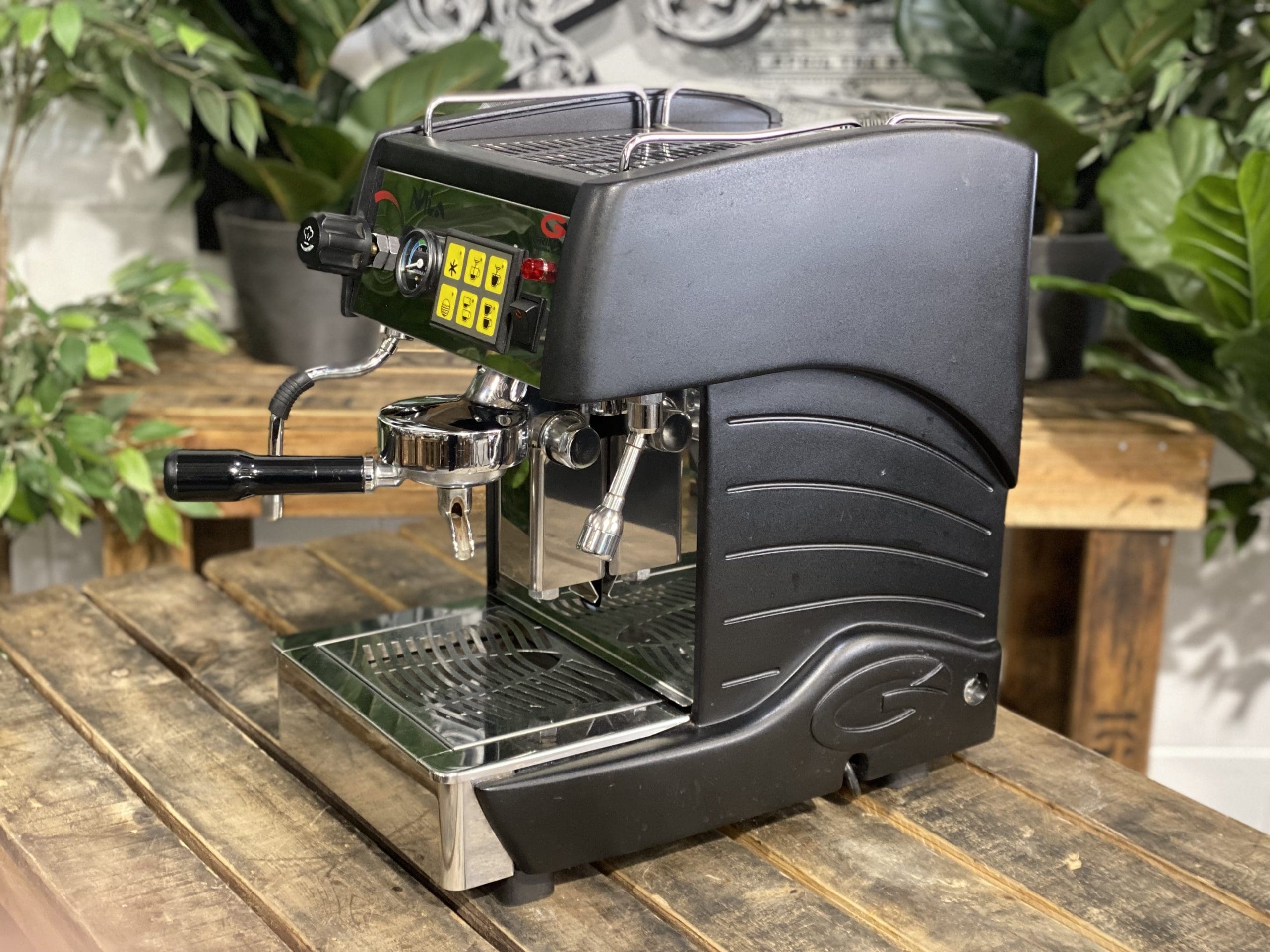 Grimac Mia Volumetric Black - 1 Group Commercial Espresso Machine - Stainless