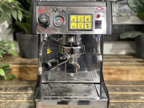 Grimac Mia Volumetric Black - 1 Group Commercial Espresso Machine - Stainless