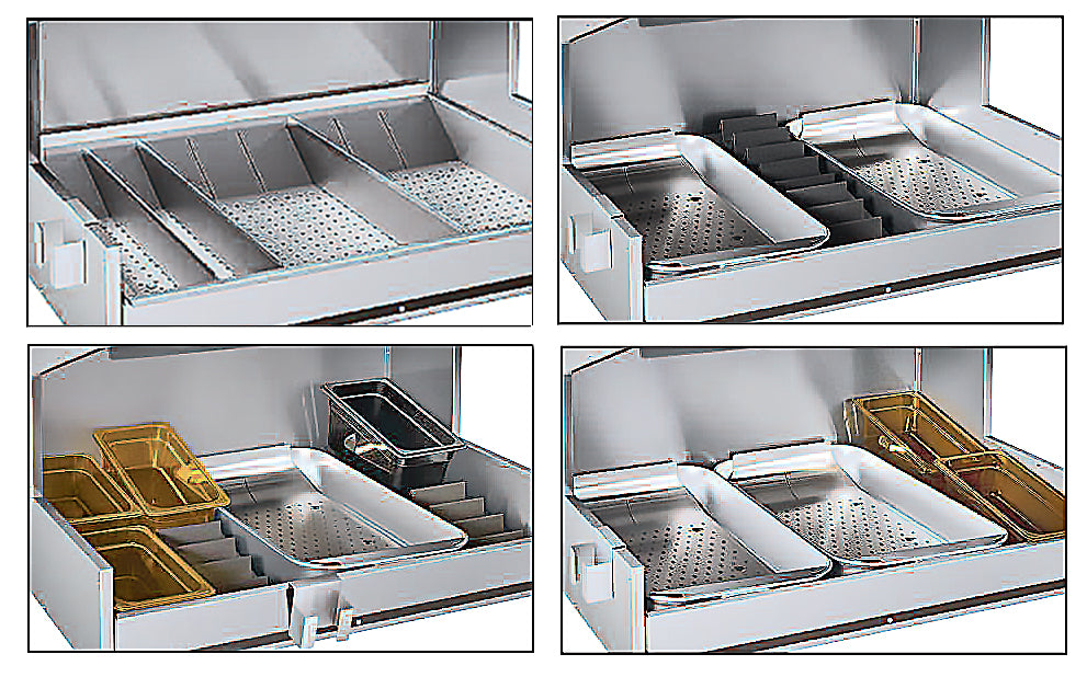 Hatco Glo-Ray Multi-Product Warming Station with MPWS-36 BIN - MPWS-36