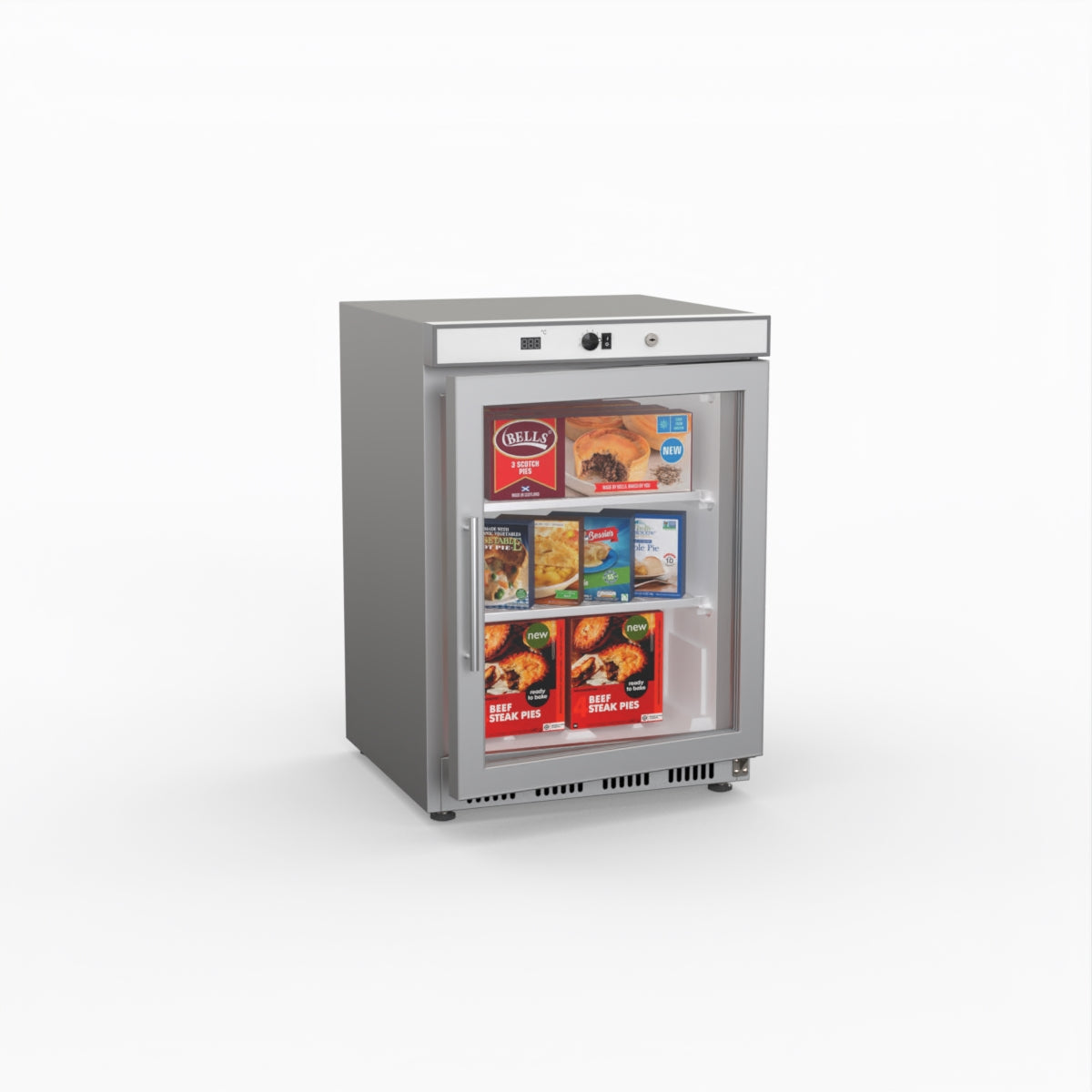 Thermaster Display Freezer With Glass Door HF200G S/S