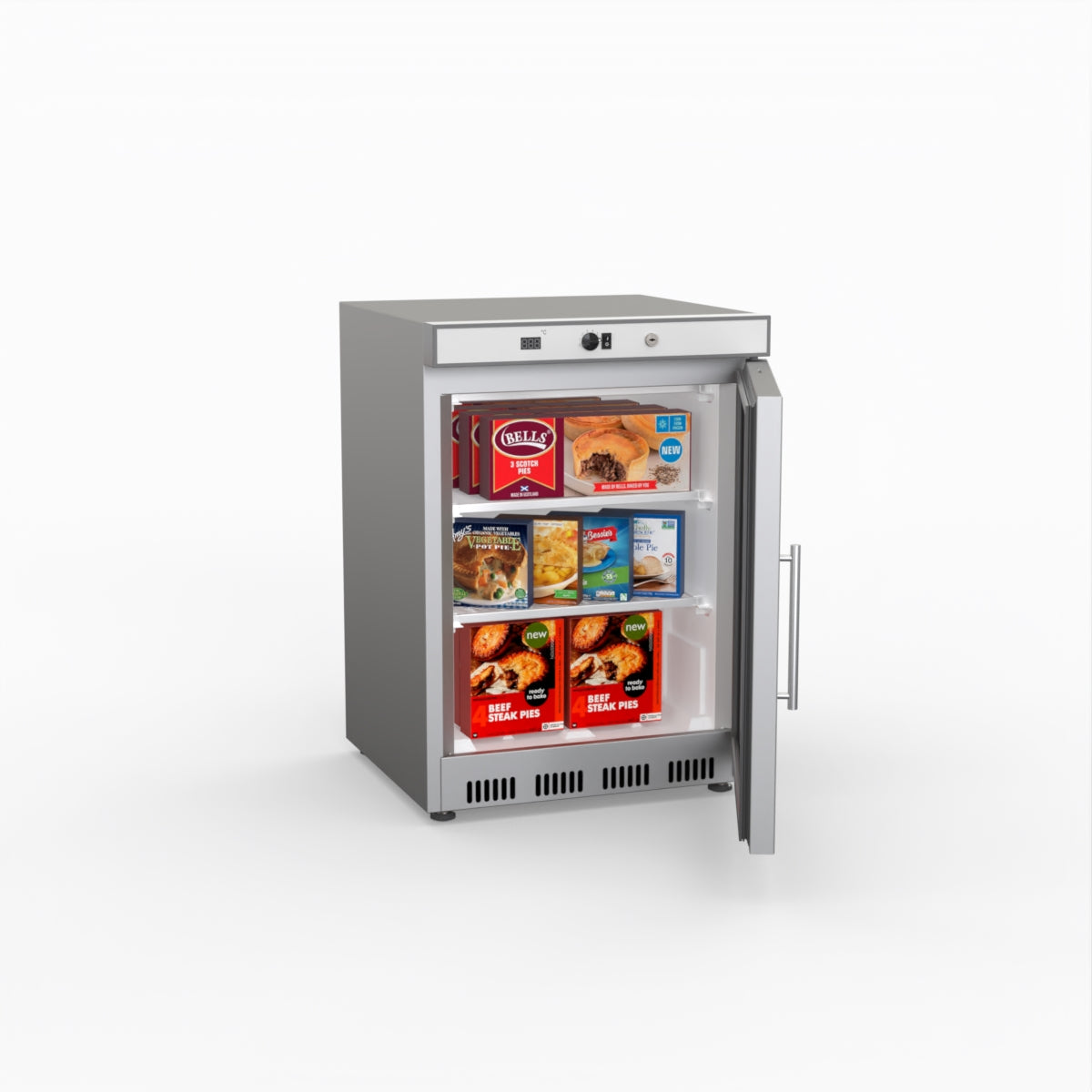 Thermaster Display Freezer With Glass Door HF200G S/S