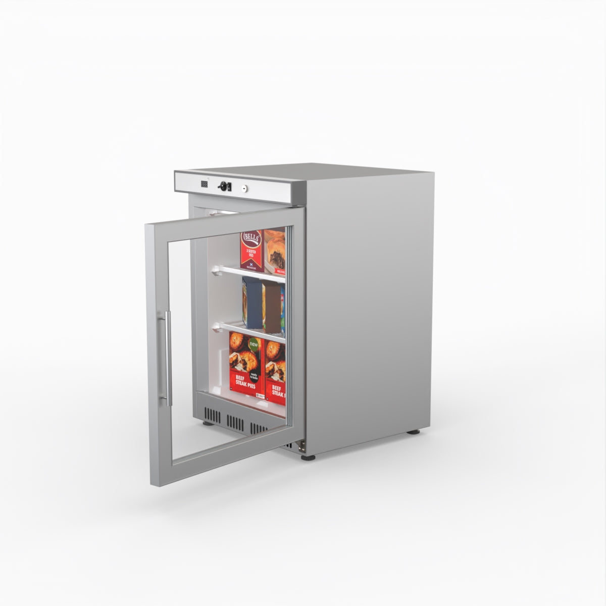 Thermaster Display Freezer With Glass Door HF200G S/S