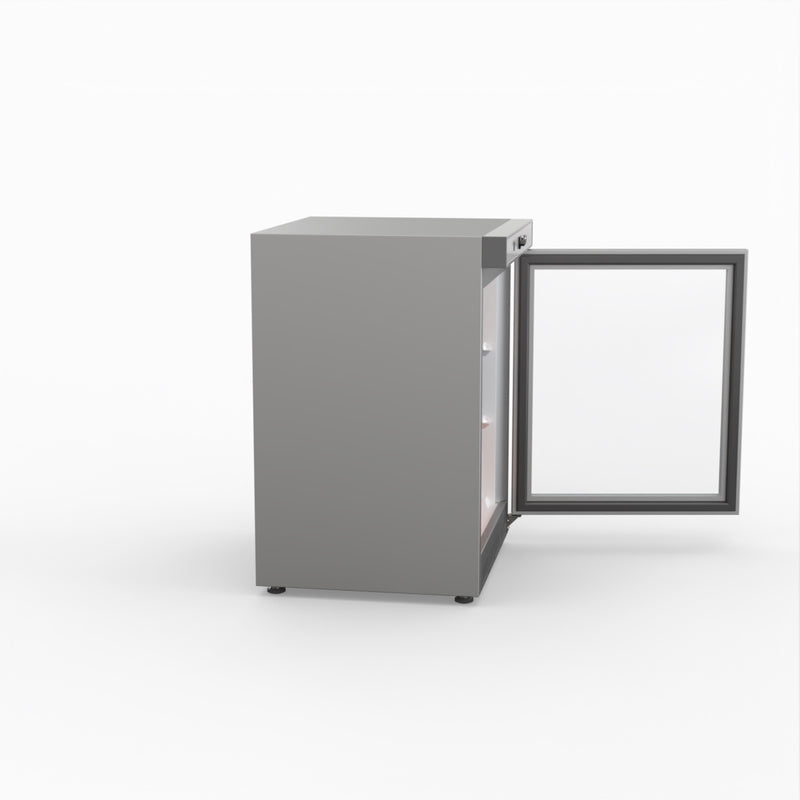 Thermaster Display Freezer With Glass Door HF200G S/S