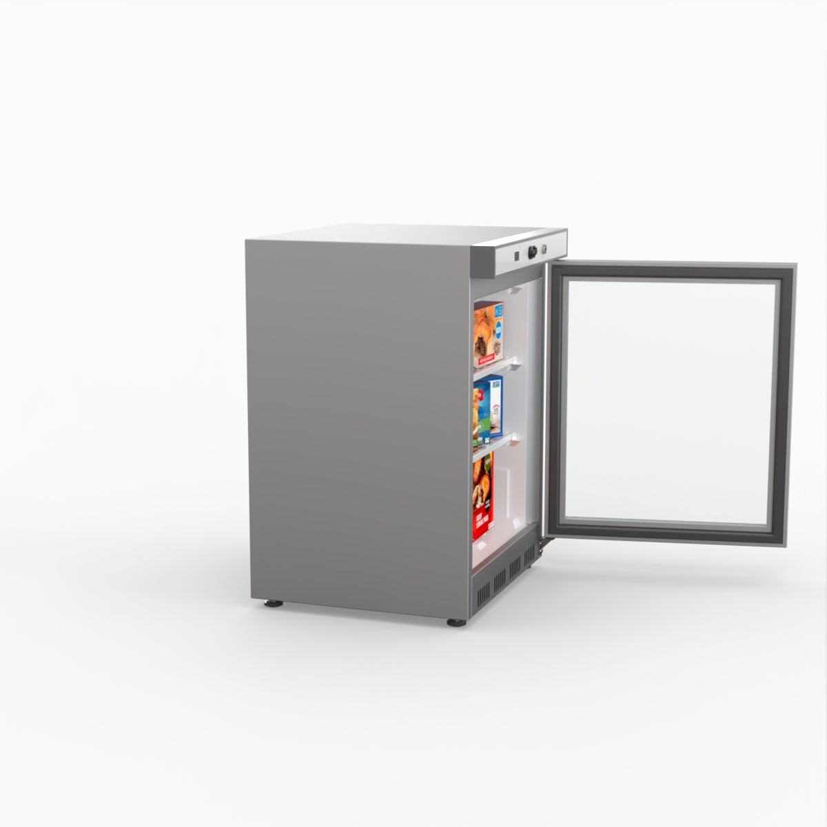 Thermaster Display Freezer With Glass Door HF200G S/S