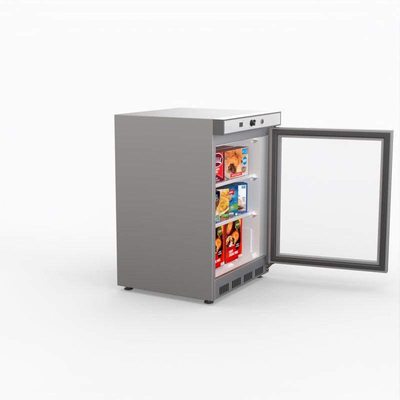 Thermaster Display Freezer With Glass Door HF200G S/S