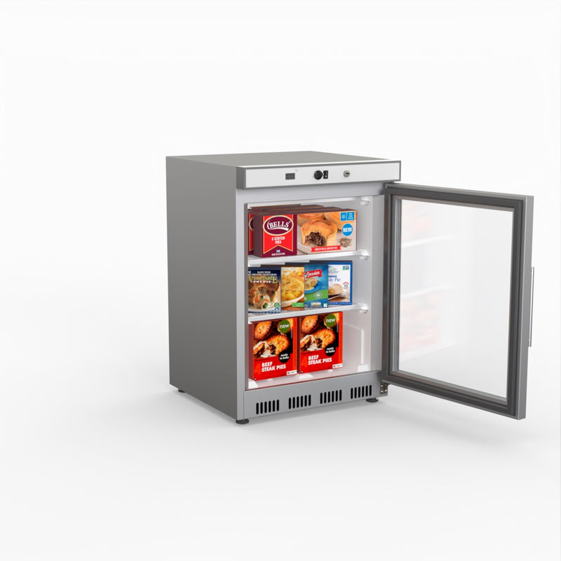 Thermaster Display Freezer With Glass Door HF200G S/S