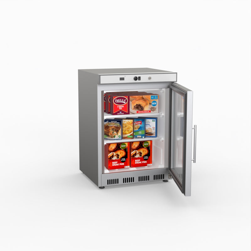 Thermaster Display Freezer With Glass Door HF200G S/S