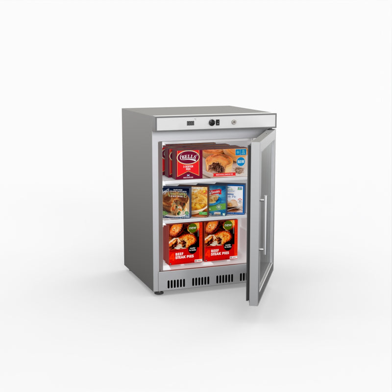 Thermaster Display Freezer With Glass Door HF200G S/S