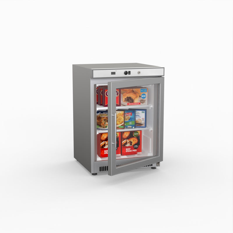 Thermaster Display Freezer With Glass Door HF200G S/S