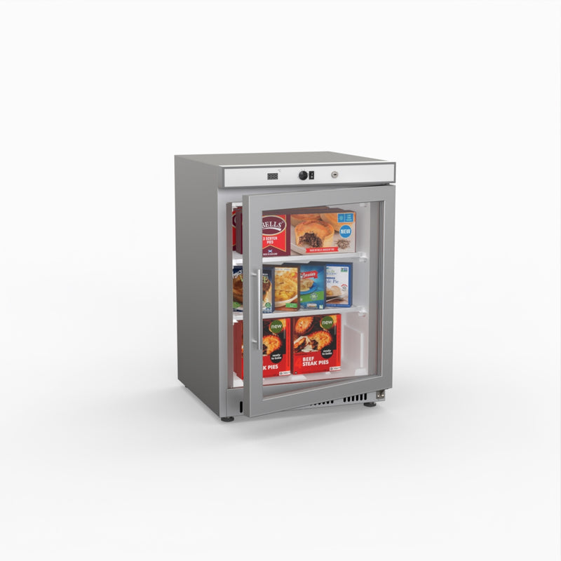 Thermaster Display Freezer With Glass Door HF200G S/S