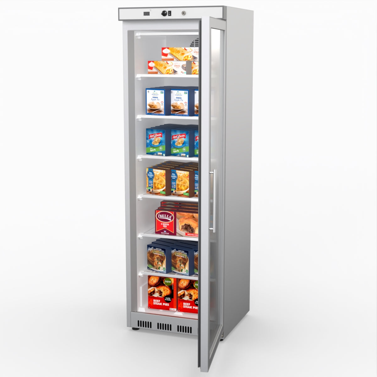 Thermaster Display Freezer With Glass Door HF400G S/S