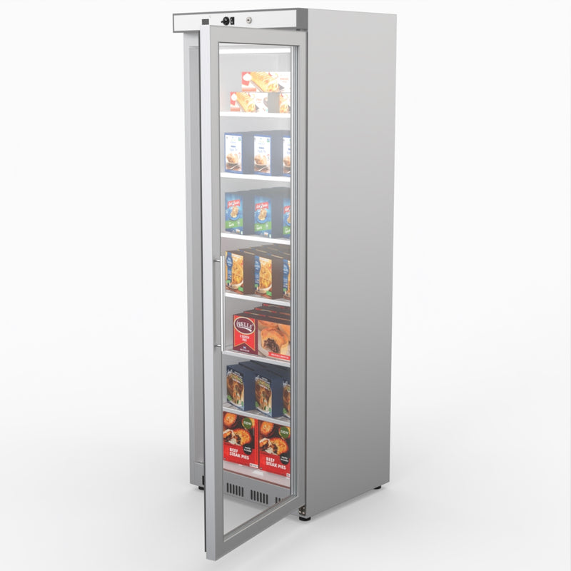 Thermaster Display Freezer With Glass Door HF400G S/S