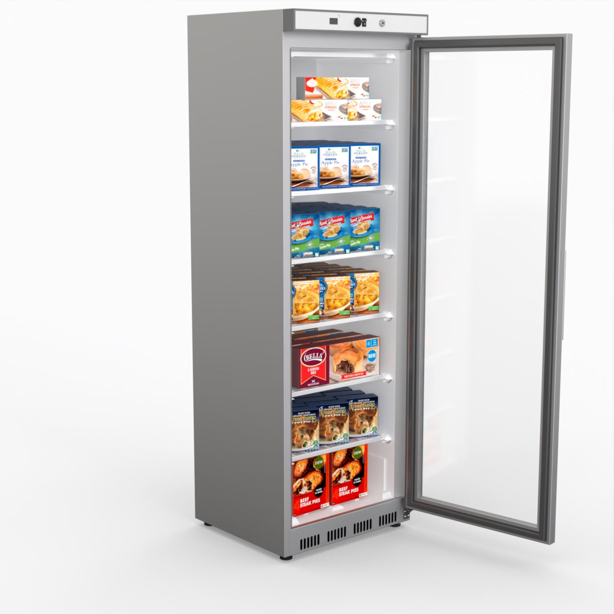 Thermaster Display Freezer With Glass Door HF400G S/S