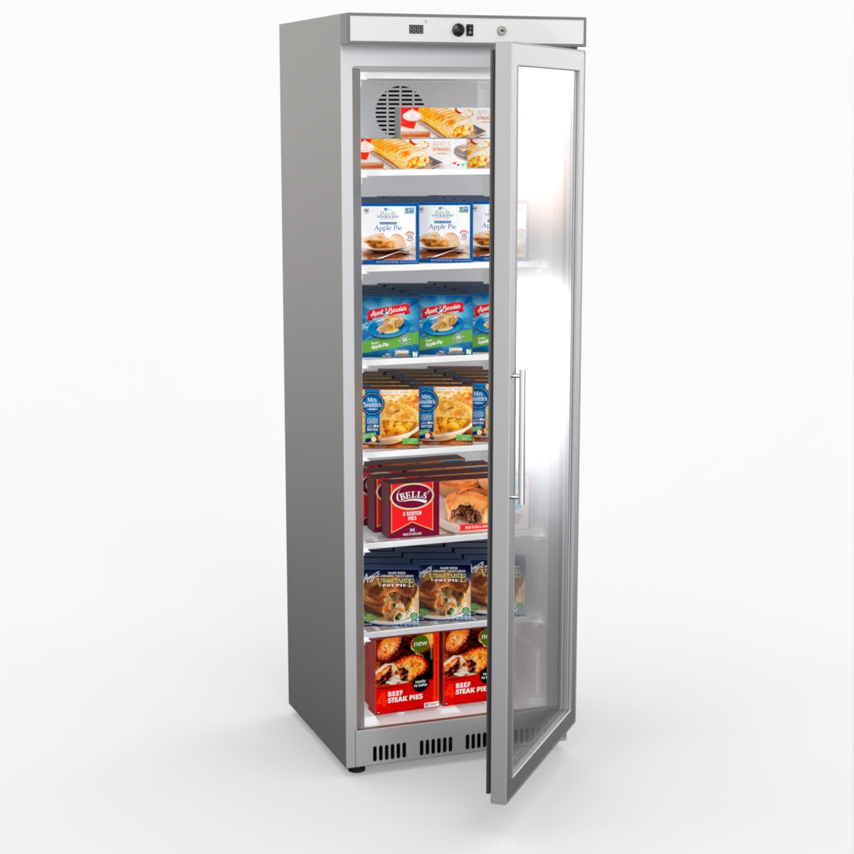 Thermaster Display Freezer With Glass Door HF400G S/S