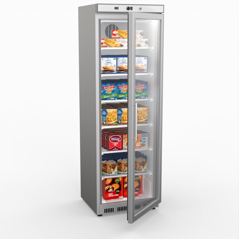 Thermaster Display Freezer With Glass Door HF400G S/S