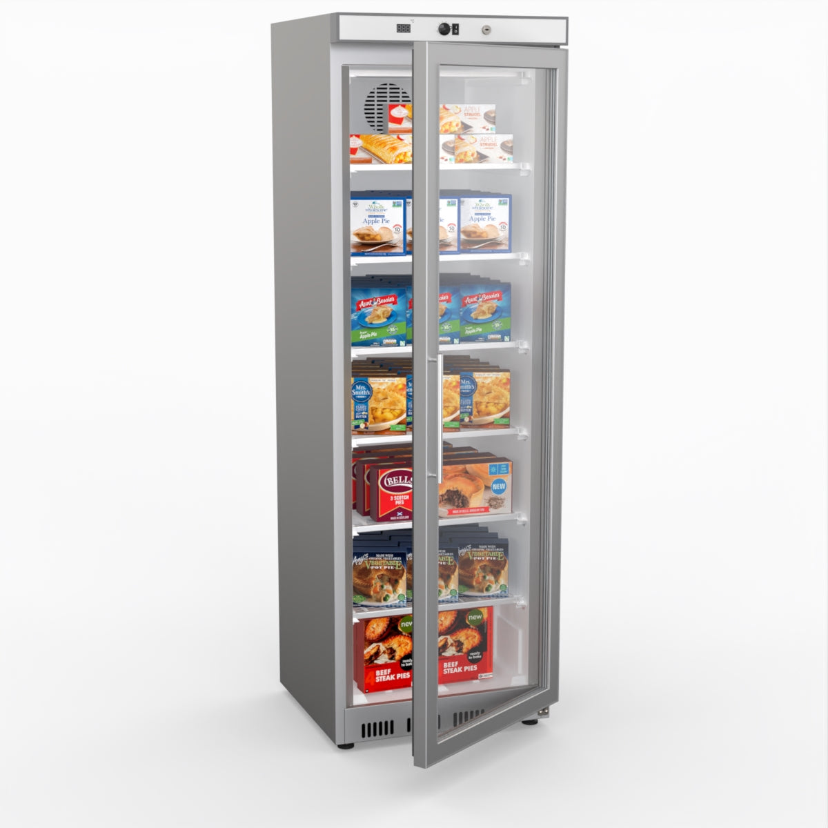 Thermaster Display Freezer With Glass Door HF400G S/S