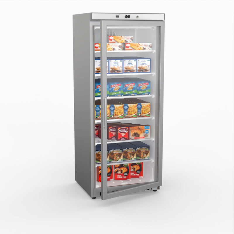 Thermaster Display Freezer With Glass Door HF600G S/S