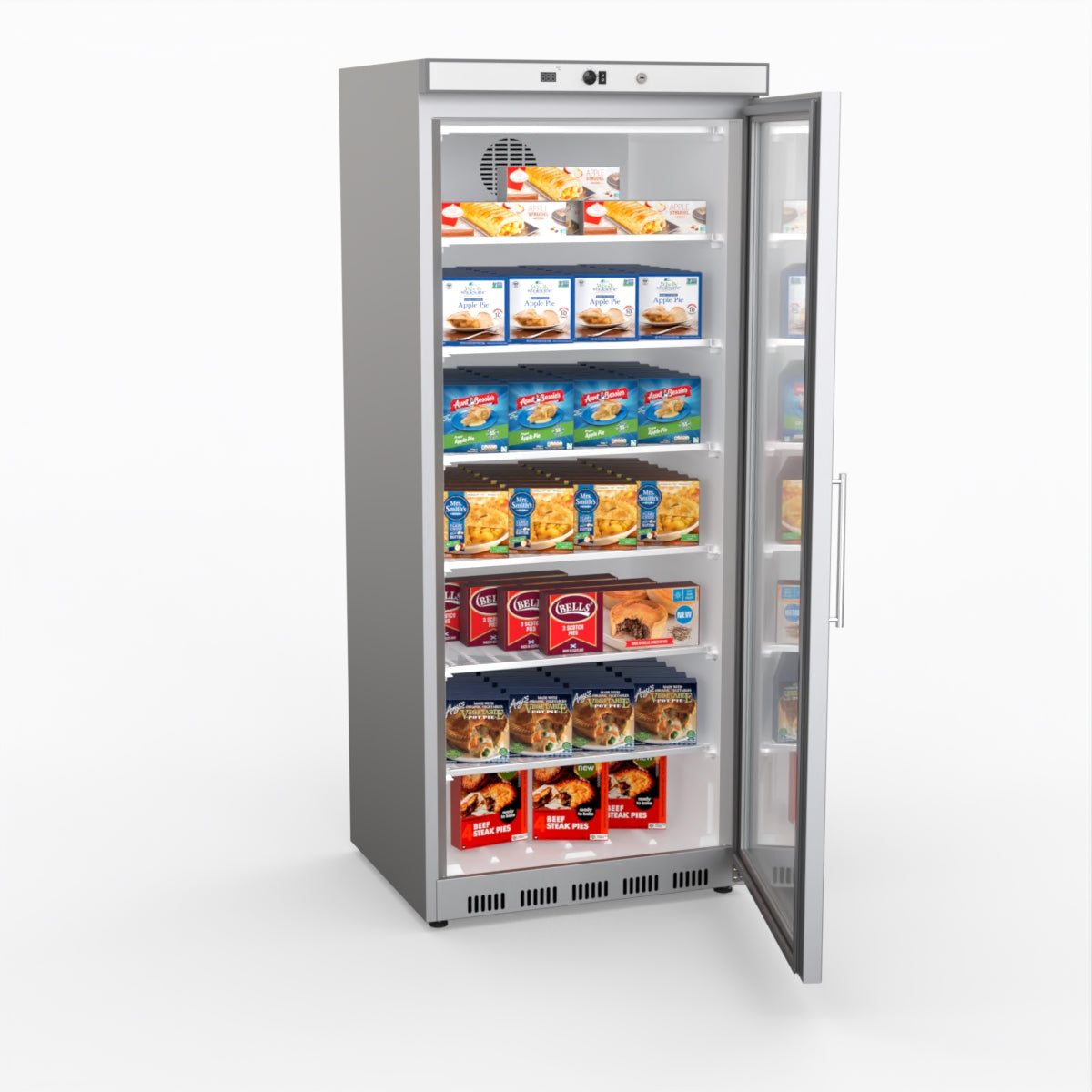 Thermaster Display Freezer With Glass Door HF600G S/S