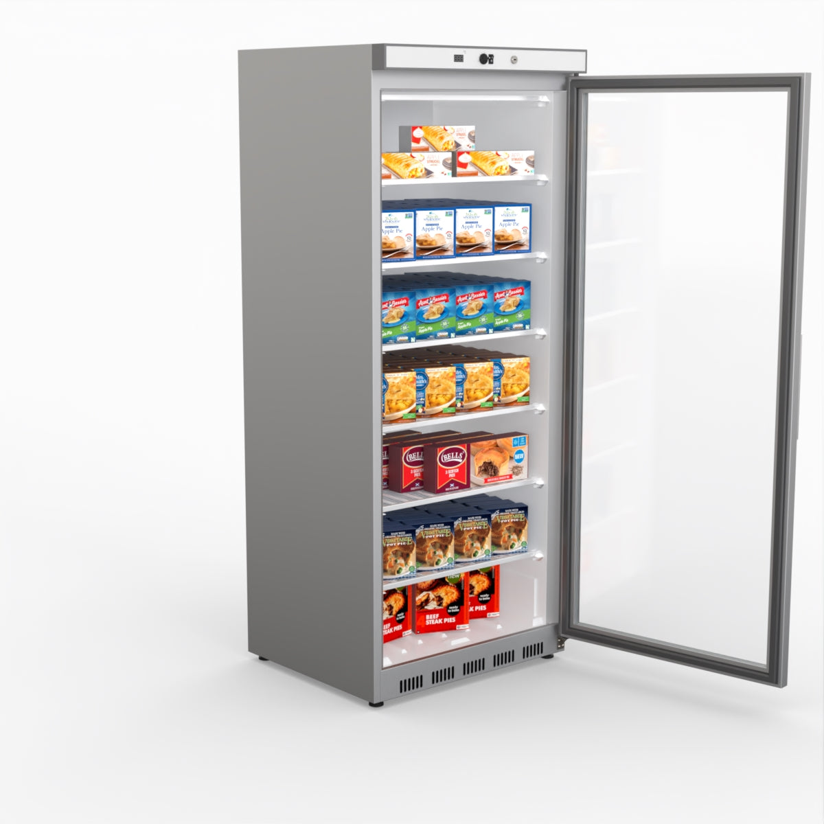 Thermaster Display Freezer With Glass Door HF600G S/S