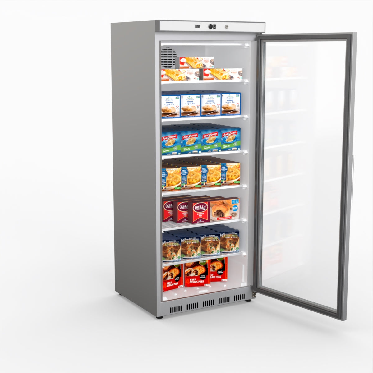 Thermaster Display Freezer With Glass Door HF600G S/S