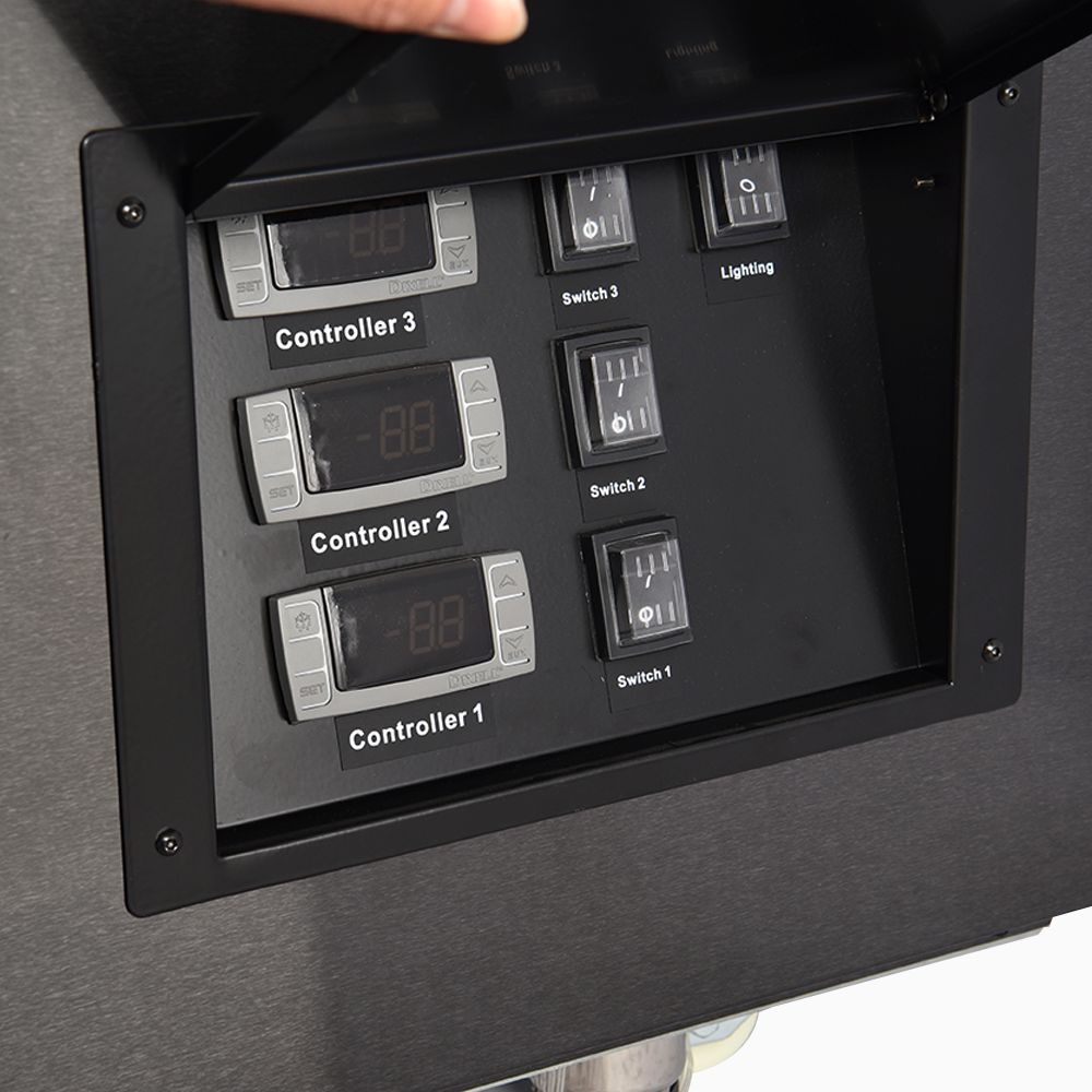 Bromic Open Hot Display Semi Vertical - 900mm HOSVM900