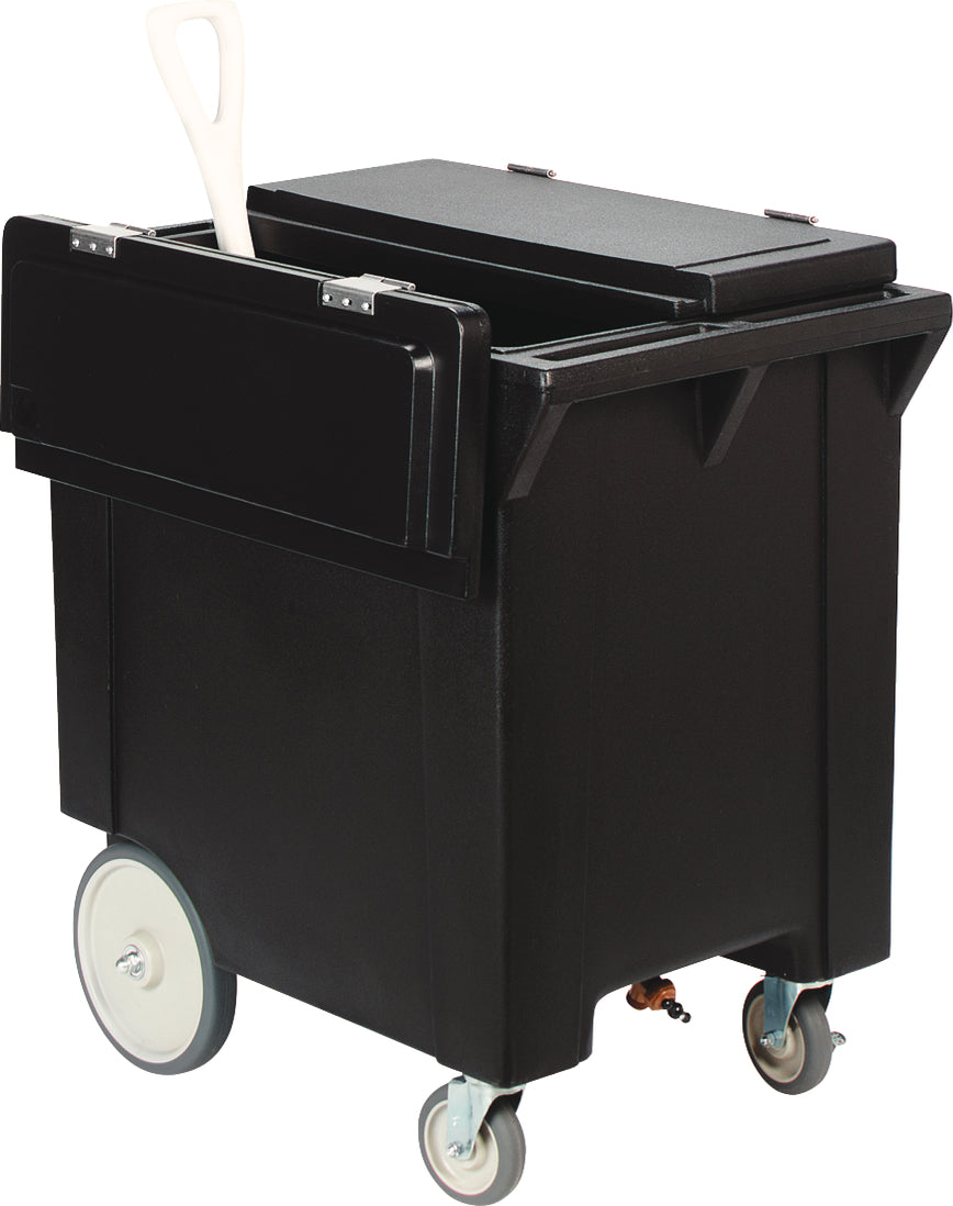 Carlisle Cateraide™ Black Ice Caddy on Castors 90kg ice capacity 781mm x 559 x 927mm - IC222003