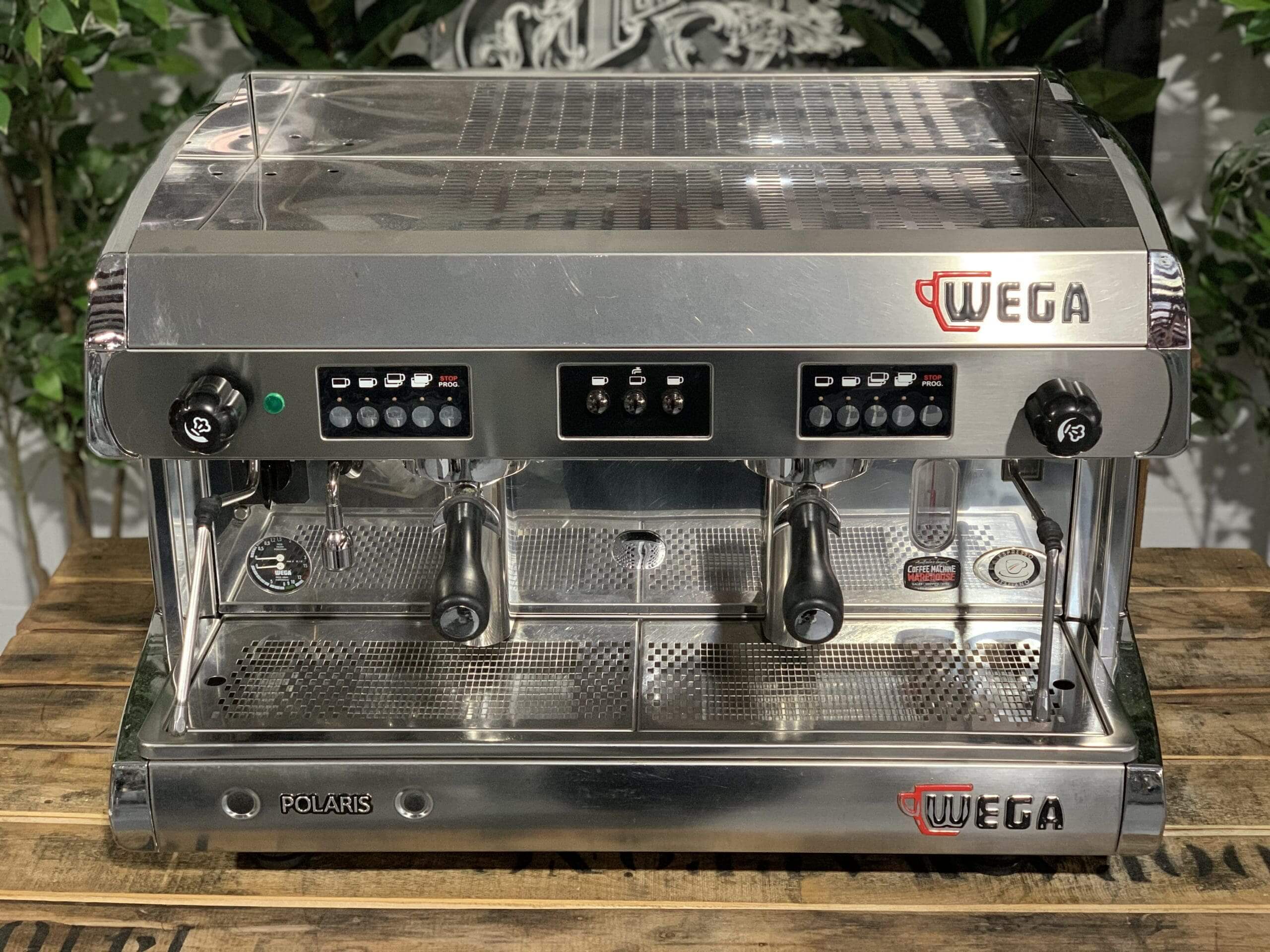 Wega Polaris - 2 Group Commercial Espresso Machine - Chrome