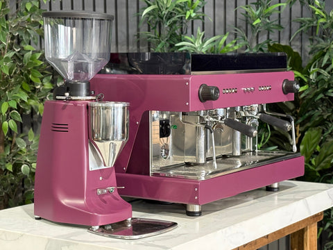 Wega Pegaso EVD & Mazzer Major Electronic Grinder Package - 2 Group Commercial Espresso Machine