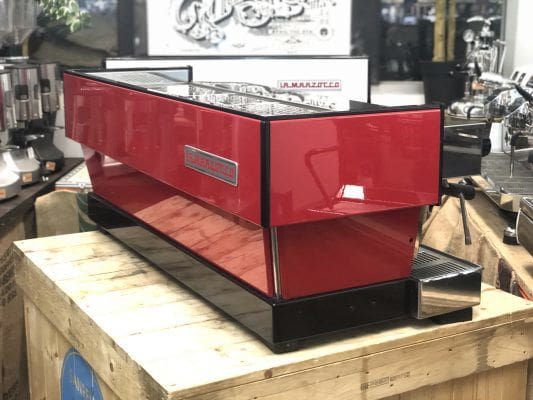 La Marzocco Linea 4 Group Red with Chrono Touch Pads