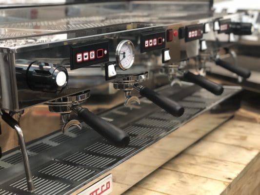 La Marzocco Linea 4 Group Red with Chrono Touch Pads