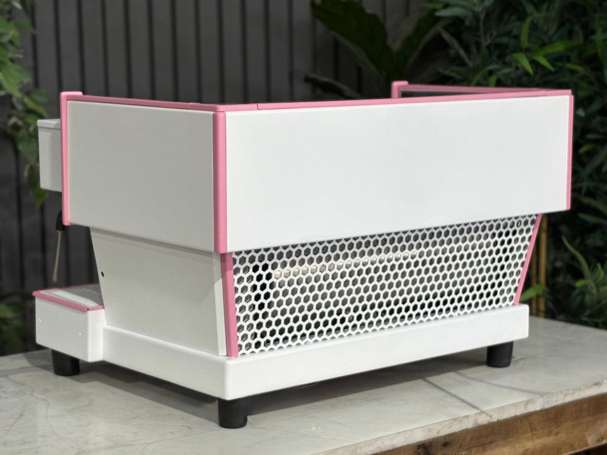 La Marzocco Linea Classic EE - - 2 Group Commercial Espresso Machine - Commercial - Pink & White & Timber