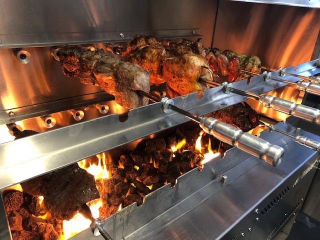 Scheer Gas Lava Rock Rotisserie - 1500mm Width - LVR500A-1500