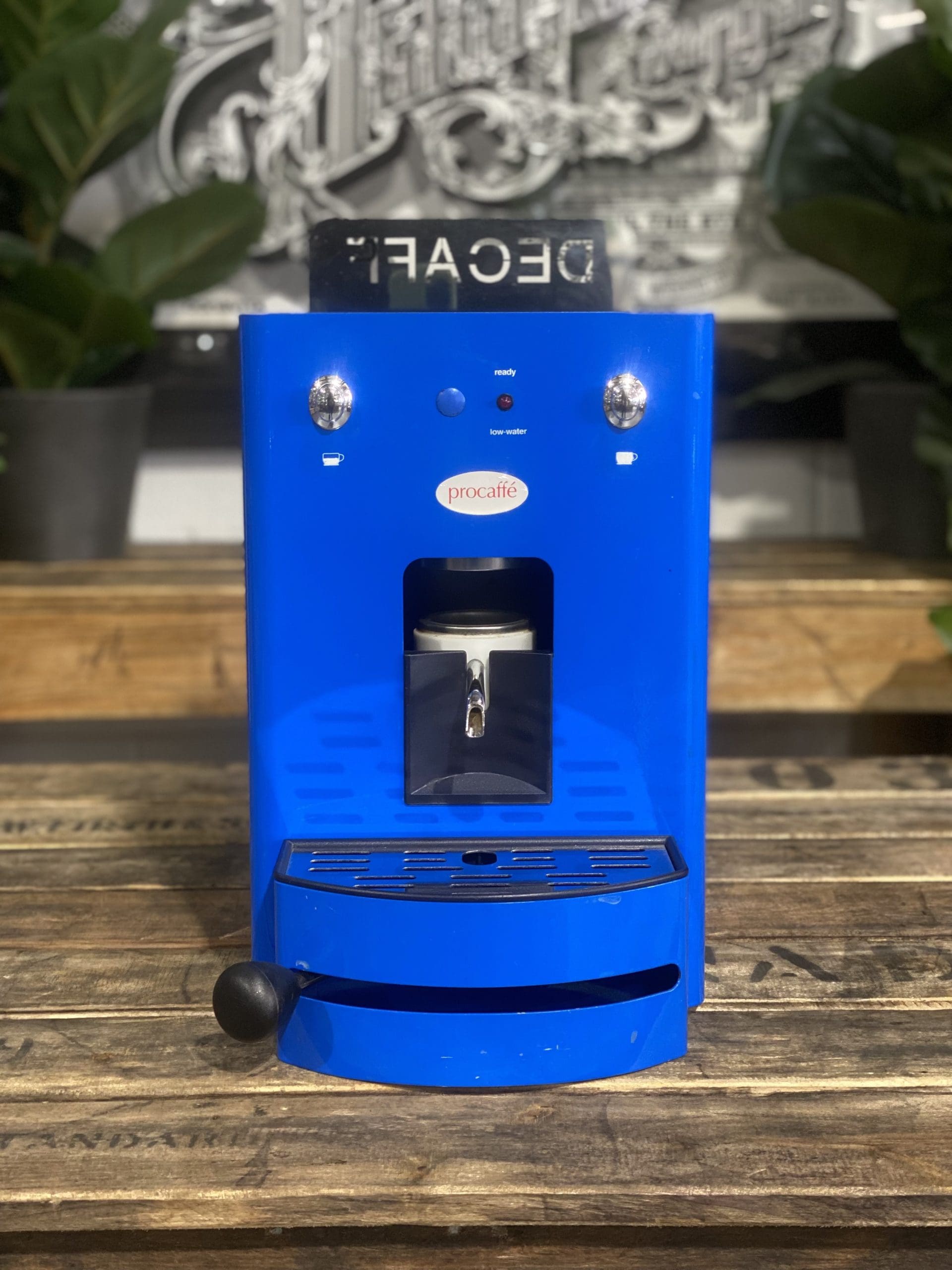 Gimas E2000 ESE Pod - 1 Group Commercial Espresso Machine - Blue
